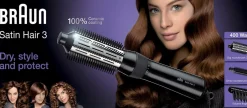 Braun Varmluftsbørste Satin Hair 3 AS330^ Varmeredskaber