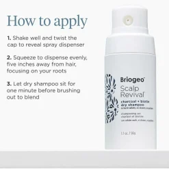 Briogeo Scalp REVIVAL™ Charcoal + Biotin Dry Shampoo 50G^ Hår|Hår