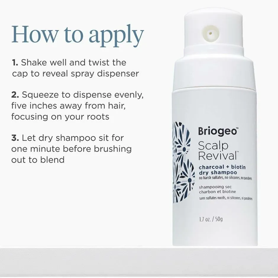 Briogeo Scalp REVIVAL™ Charcoal + Biotin Dry Shampoo 50G^ Hår|Hår