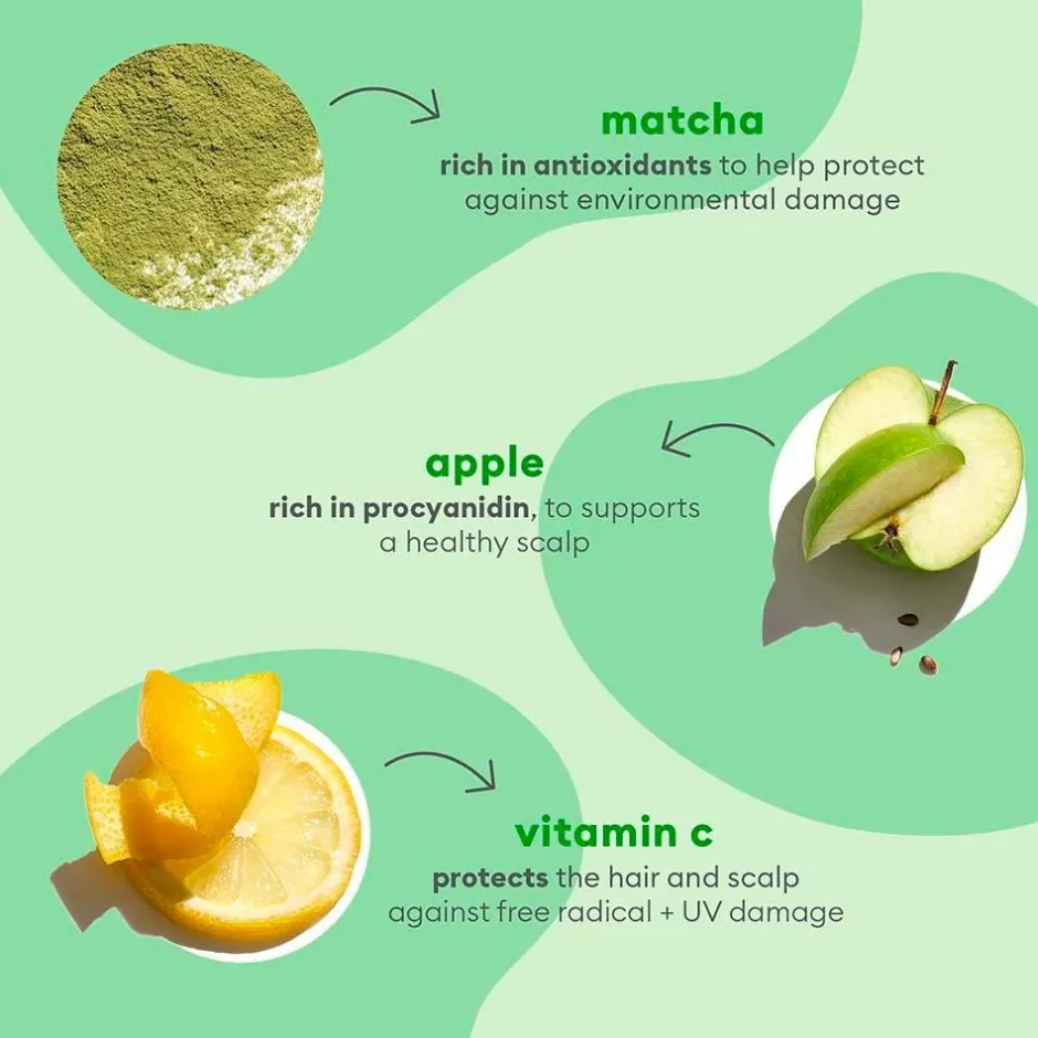 Briogeo SUPERFOODS™ Matcha + Apple Replenishing Shampoo 369Ml^ Hår|Hår