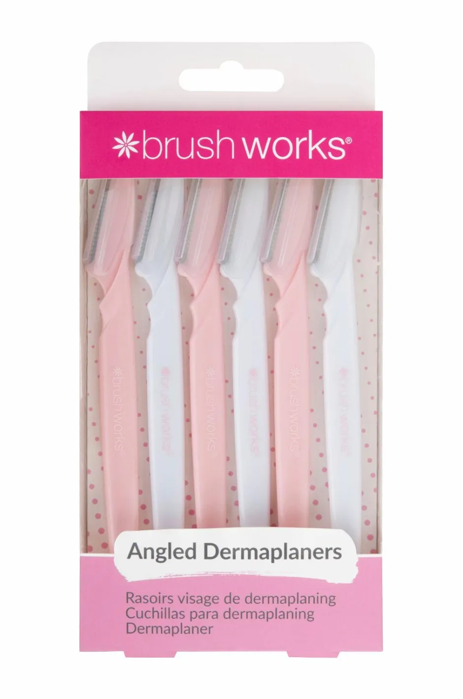 Outlet Angled Dermaplaners 6-pak Hårfjerning