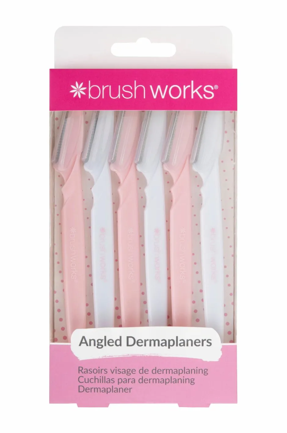 Outlet Angled Dermaplaners 6-pak Hårfjerning