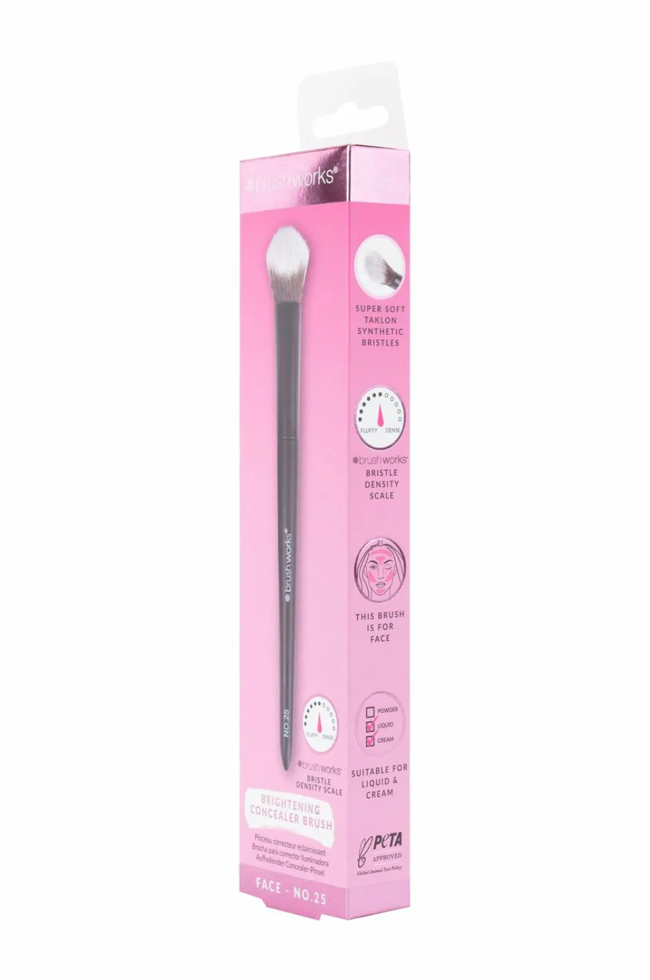 Brushworks No. 25 Brightening Concealer Brush^ Makeupbørster