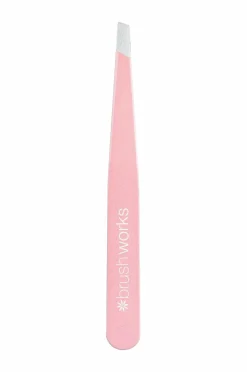 Brushworks Precision Slanted Tweezers^ Makeup-Tilbehør