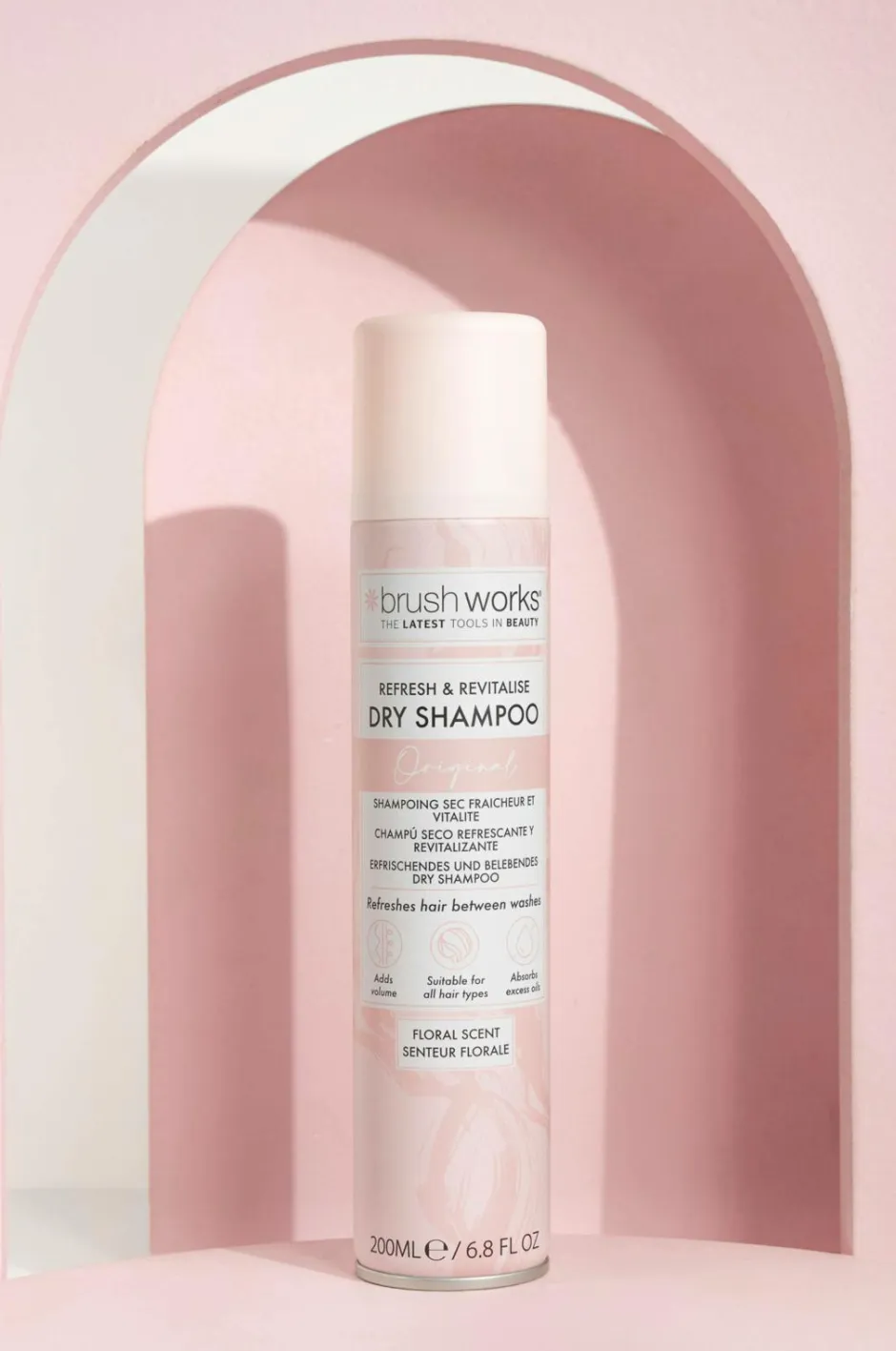 Brushworks Refresh & Revitalise Floral Dry Shampoo^ Styling
