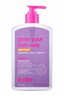 Online Glow Your Own Way Clear Self Tan Gel Next Level 473Ml Kropspleje|Kropspleje