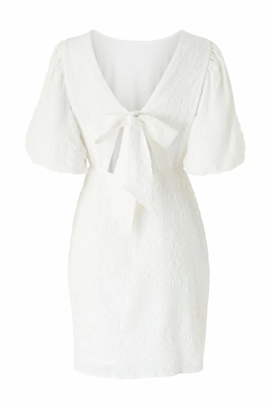 Best Kjole Structured Bow Dame Kjoler