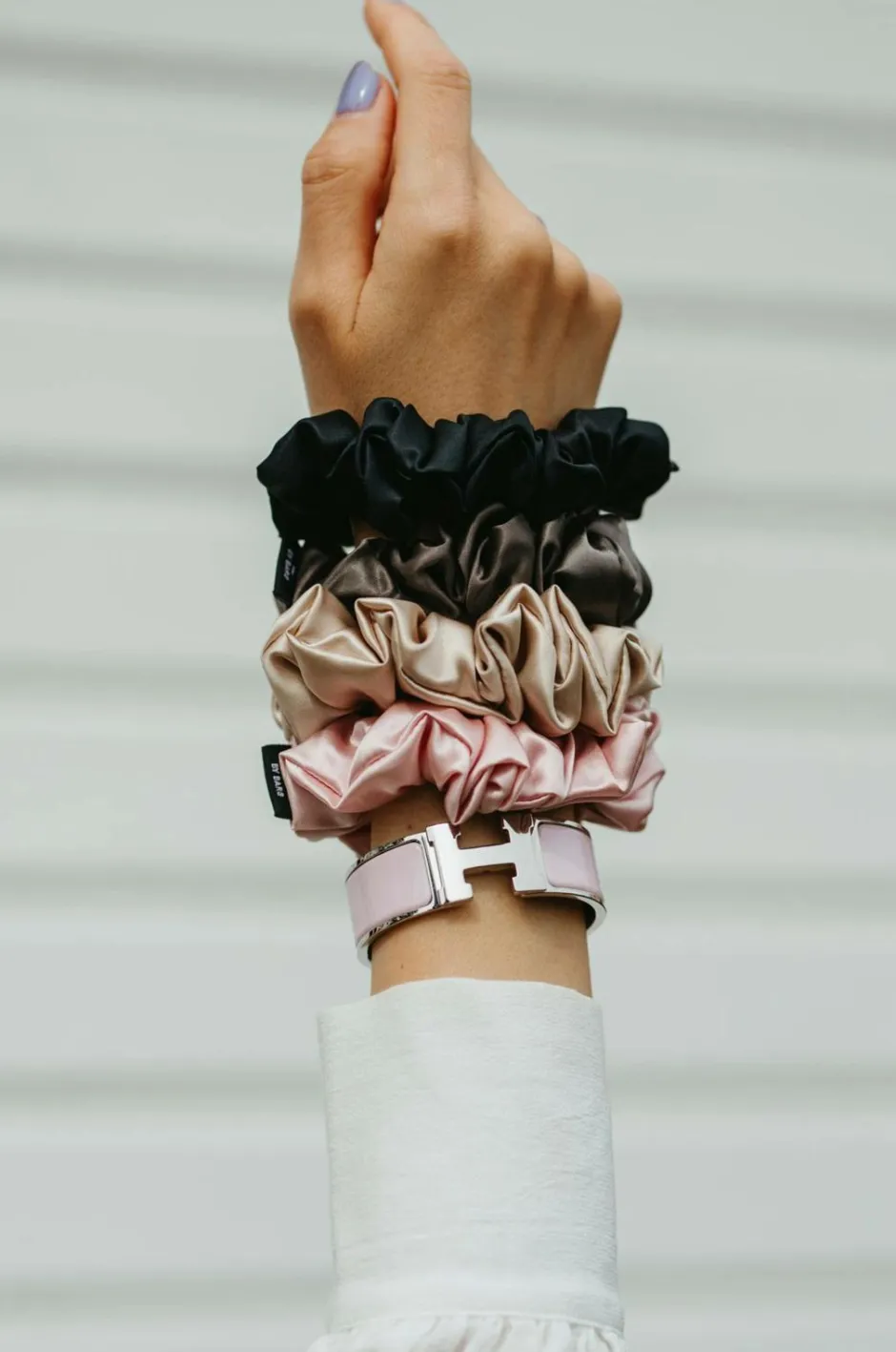 ByBarb Large Silk Hair Tie^Dame Håraccessories