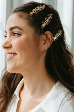 ByBarb Makeup Hair Clips 4-pak^Dame Håraccessories