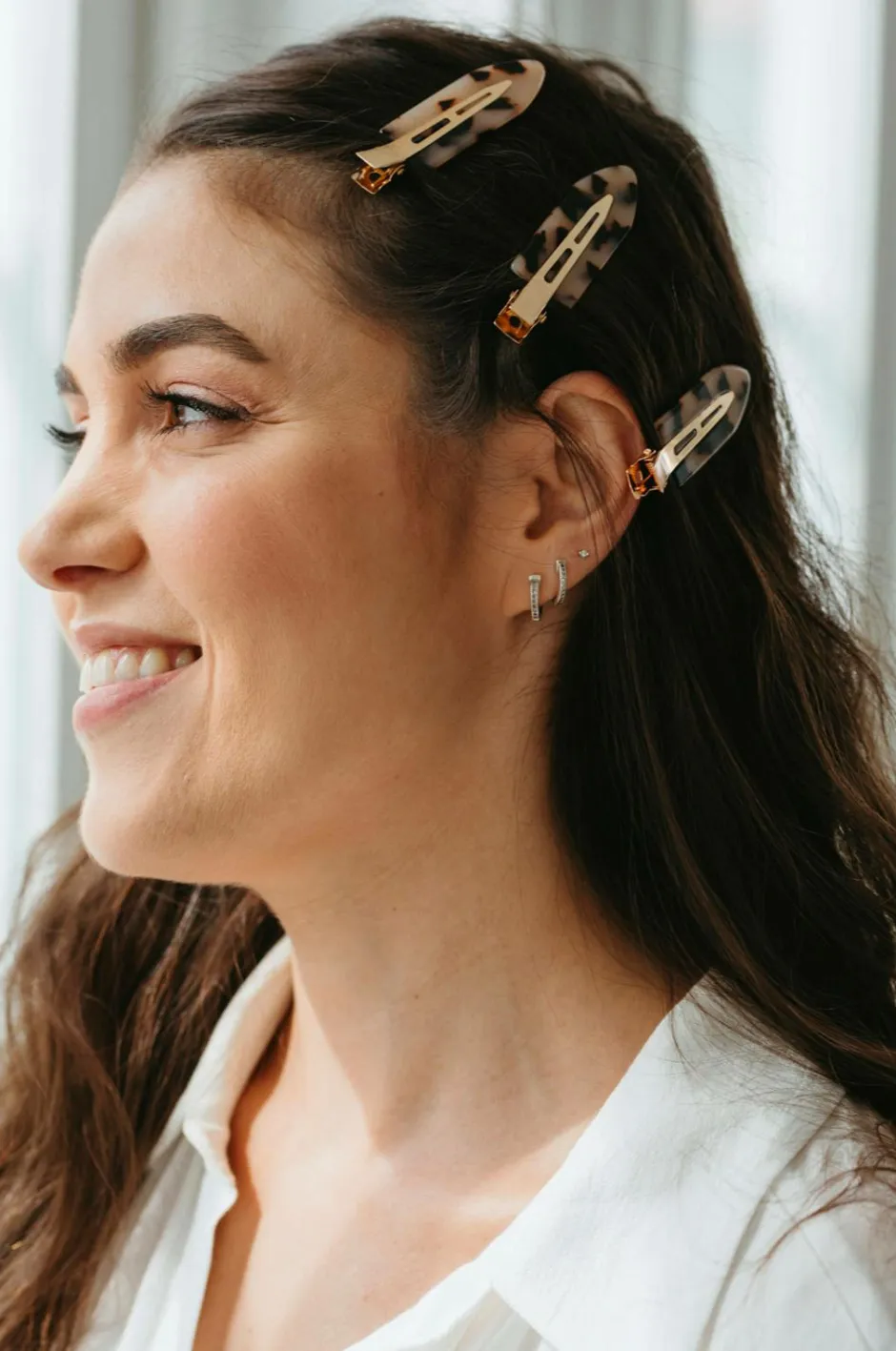 ByBarb Makeup Hair Clips 4-pak^Dame Håraccessories