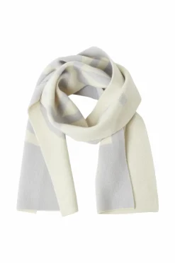 Online Halstørklæde Two-tone Knit Wool Mix HW Scarf Dame Tørklæder & Halstørklæder