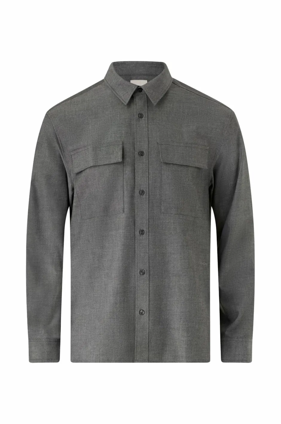 Calvin Klein Skjorte LS Melange PV Easy Shirt^ Skjorter