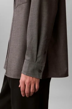 Calvin Klein Skjorte LS Melange PV Easy Shirt^ Skjorter