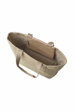 Sale Taske CK Raffia Large Shopper Dame Tasker