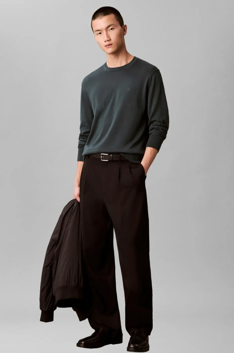 New Trøje LS Supima Cotton Crew 14gg Trøjer