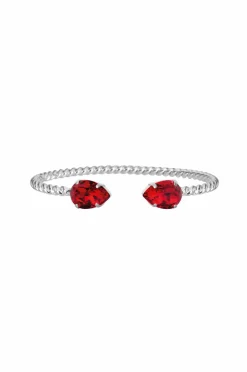 Caroline Svedbom Bangle Mini Drop Bracelet Rhodium^Dame Smykker