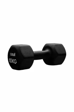 Casall Classic Dumbbell 10 kg - black/white^Dame Træningsredskaber & Udstyr|Træningsredskaber & Udstyr