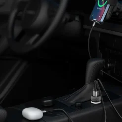 Outlet Biloplader 1xusb-c PD 1xusb-a 35w Mobiltelefoner, Tablets & Tilbehør