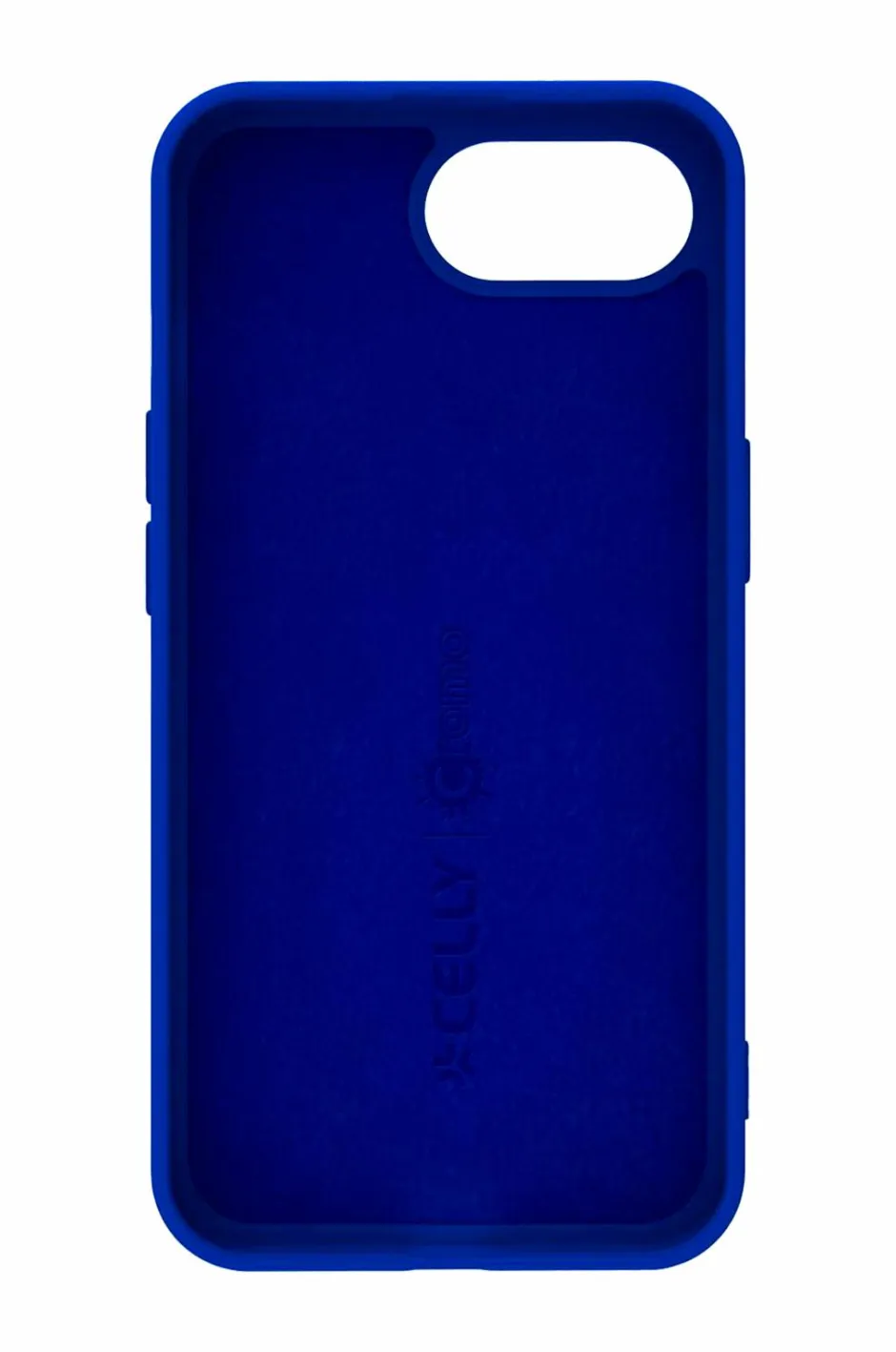 Celly Cromo Soft Rubber Case Iphone SE 4 Blue^ Mobiltelefoner, Tablets & Tilbehør