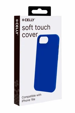 Celly Cromo Soft Rubber Case Iphone SE 4 Blue^ Mobiltelefoner, Tablets & Tilbehør