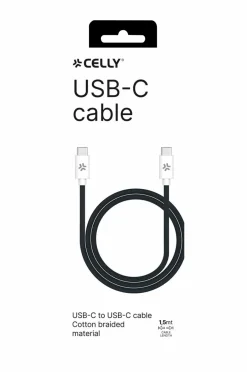 Sale Kabler USB-C – USB-C 60W 1,5 m Mobiltelefoner, Tablets & Tilbehør