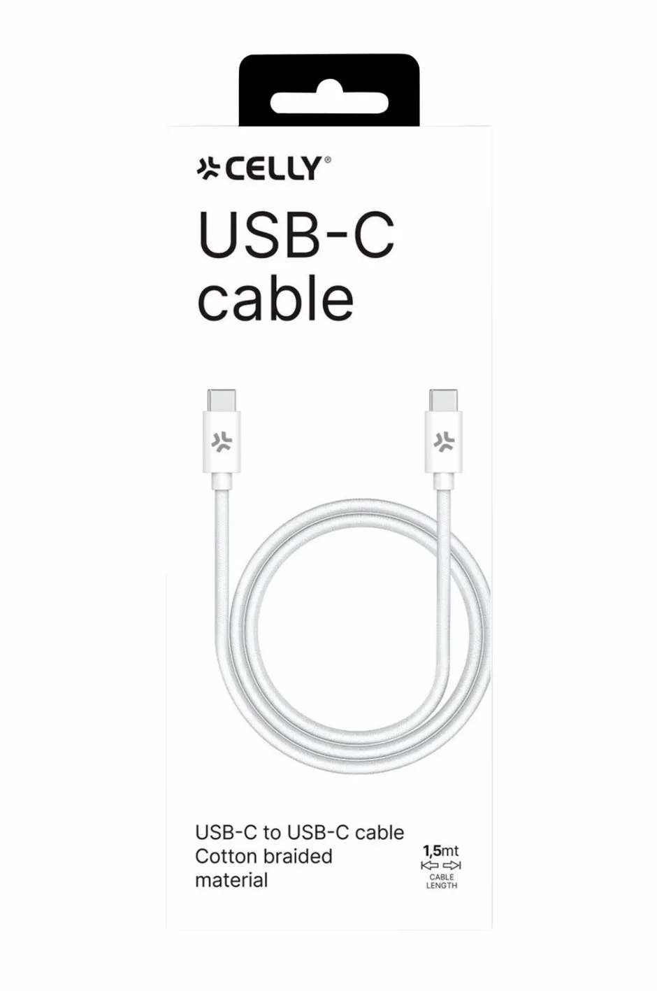 Sale Kabler USB-C – USB-C 60W 1,5 m Mobiltelefoner, Tablets & Tilbehør