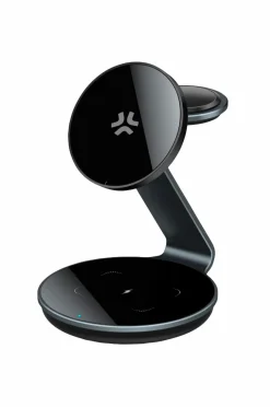 Celly Magstand3in1evo 3-i-1 magnetisk stativ til trådløs opladning 15w^ Mobiltelefoner, Tablets & Tilbehør