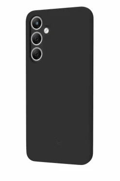 Celly Mobiltelefoncover Cromo Soft Rubber Case Galaxy A36 5G Svart^ Mobiltelefoner, Tablets & Tilbehør