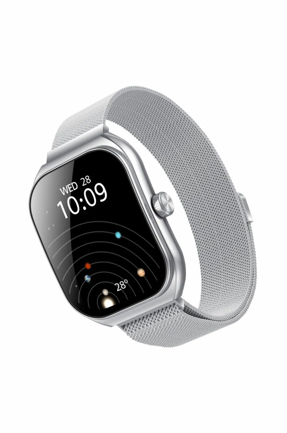 New Smartwatch Trainerwide Milanese Mesh Dame Ure|Træningsredskaber & Udstyr