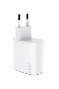 Celly Usb-oplader Gan 1 x Usb-a + 2 x Usb-c PD 65w^ Mobiltelefoner, Tablets & Tilbehør