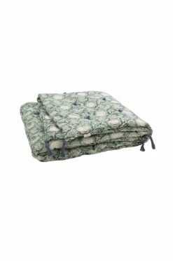 Chamois Quilt med kvaster Tangier Pomegranate^ Møbeltekstiler