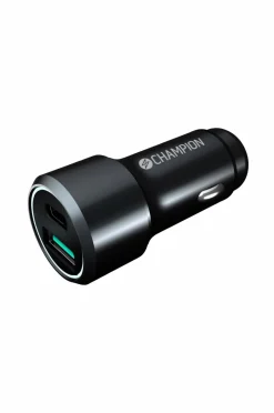 Champion Nordic Biloplader 43 W 2-port^ Mobiltelefoner, Tablets & Tilbehør