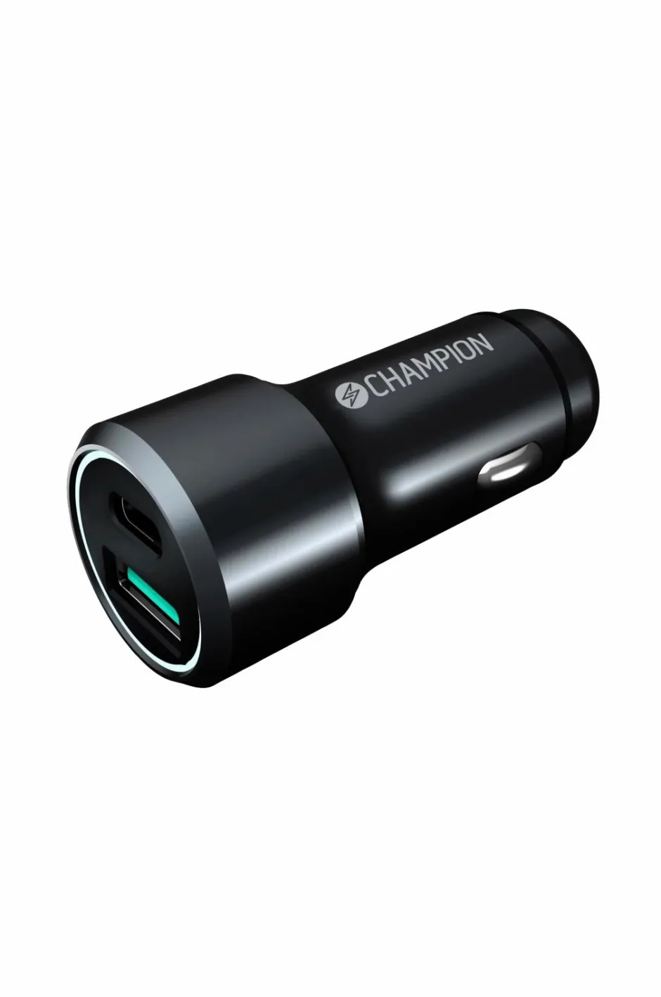 Champion Nordic Biloplader 43 W 2-port^ Mobiltelefoner, Tablets & Tilbehør