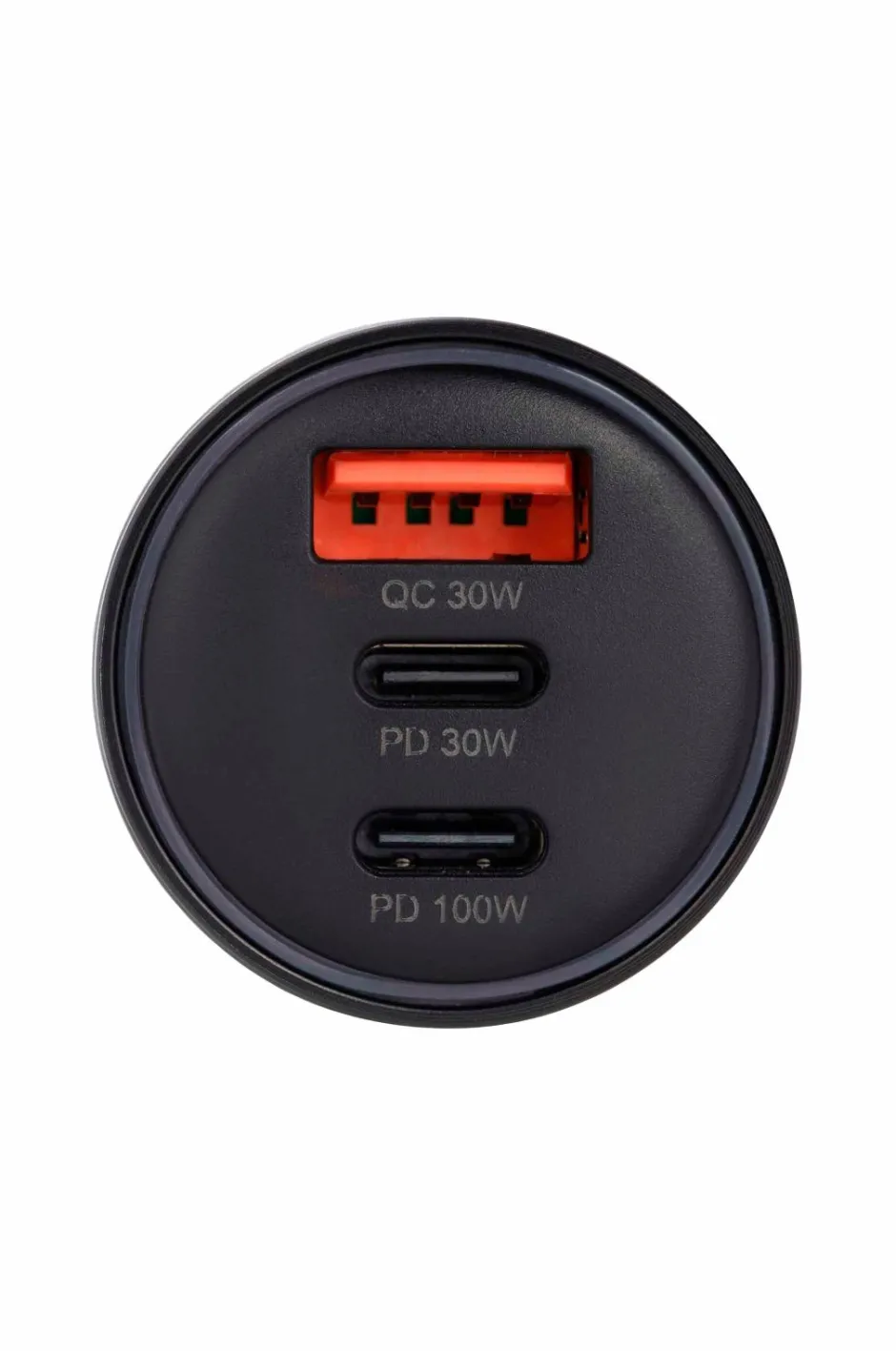 New Biloplader 30W 3-port QC/PD Mobiltelefoner, Tablets & Tilbehør