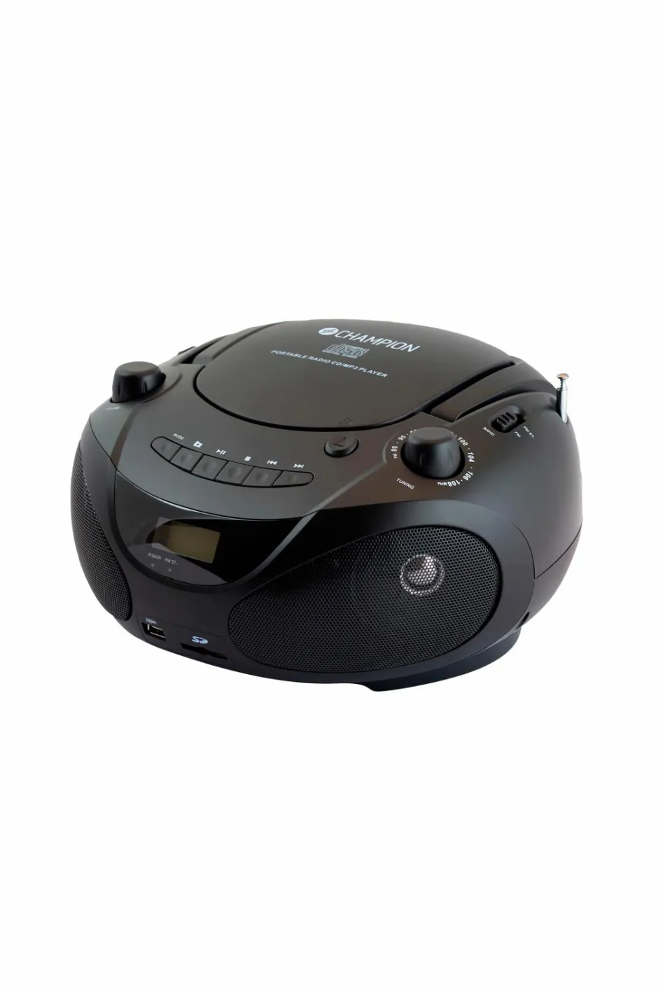 Champion Nordic Boombox CD/Radio/MP3/USB Black ABB200B^ Tv, Lyd & Det Smarte Hjem