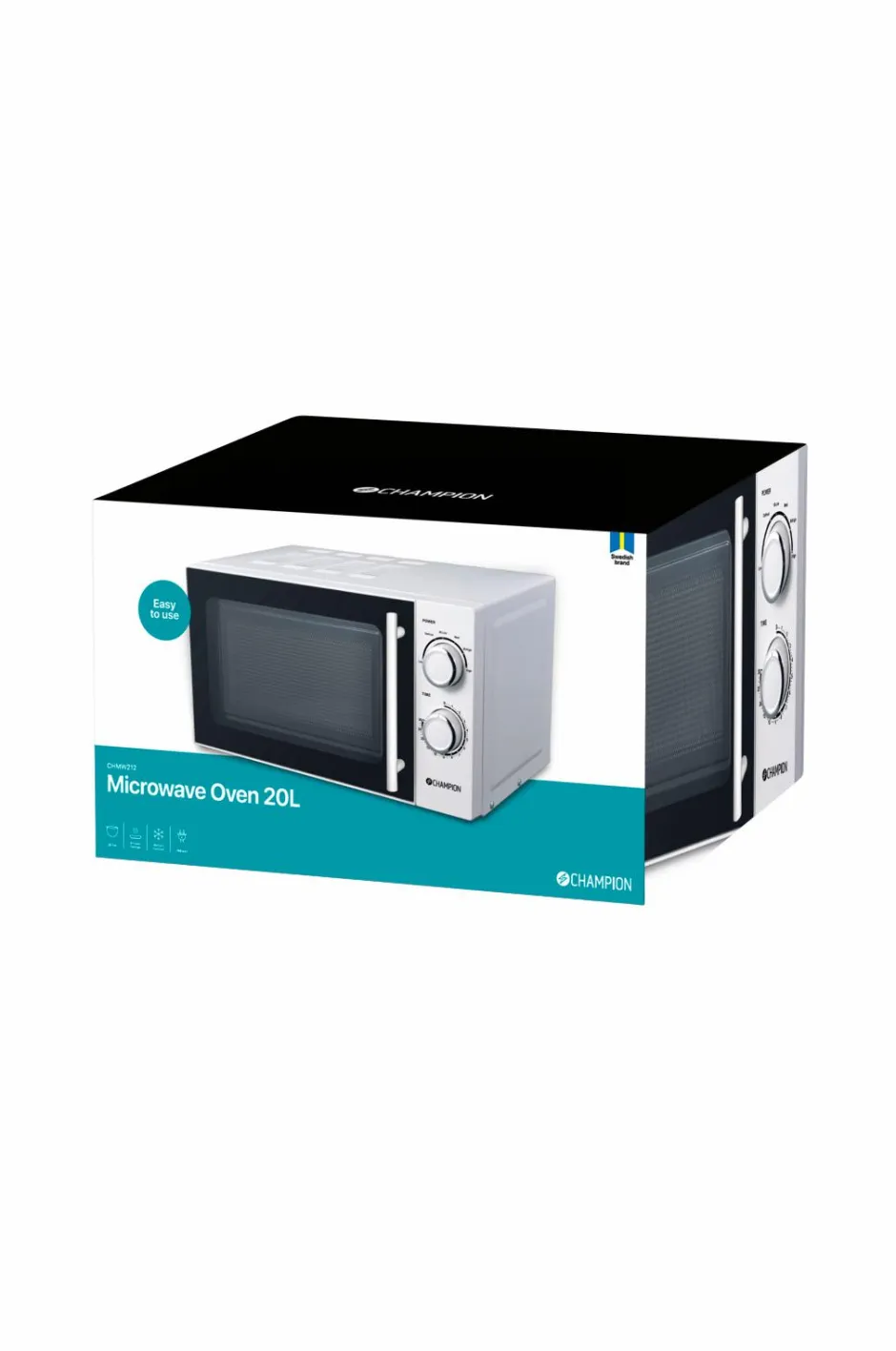 Champion Nordic Mikroovn 20l 700 W^ Mikrobølgeovne