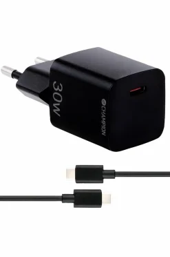 Oplader 30 W + USB-C-kabel Mobiltelefoner, Tablets & Tilbehør