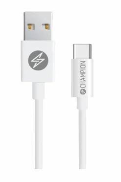 Champion Nordic USB-A til USB-C-kabel 3 m^ Mobiltelefoner, Tablets & Tilbehør
