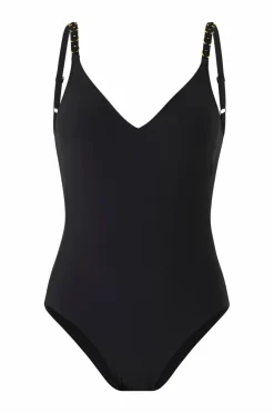 Online Badedragt Emblem Swimwear Full Brief High Waist Dame Badedragter