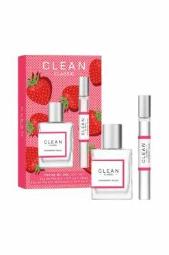 CLEAN Giftbox Classic Strawberry Fields Duo Edp 30 Ml + Rollerball 10 Ml^ Dufte|Gaveæsker