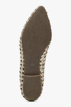 Copenhagen Shoes Ballerinasko ON MY Love Gold^Dame Ballerinasko