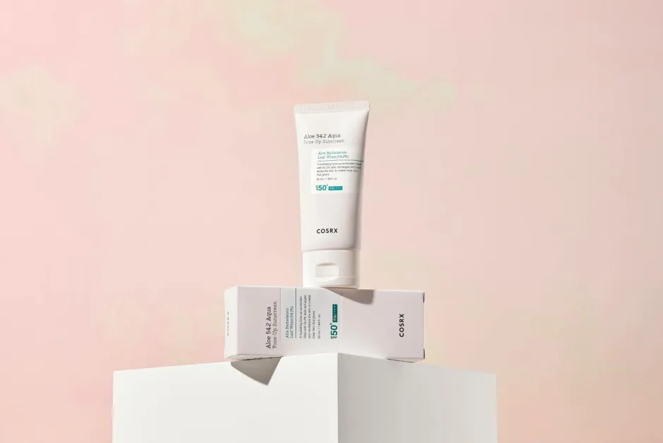 Clearance Aloe 54,2 Aqua Tone Up Sunscreen 50 ml Solbeskyttelse