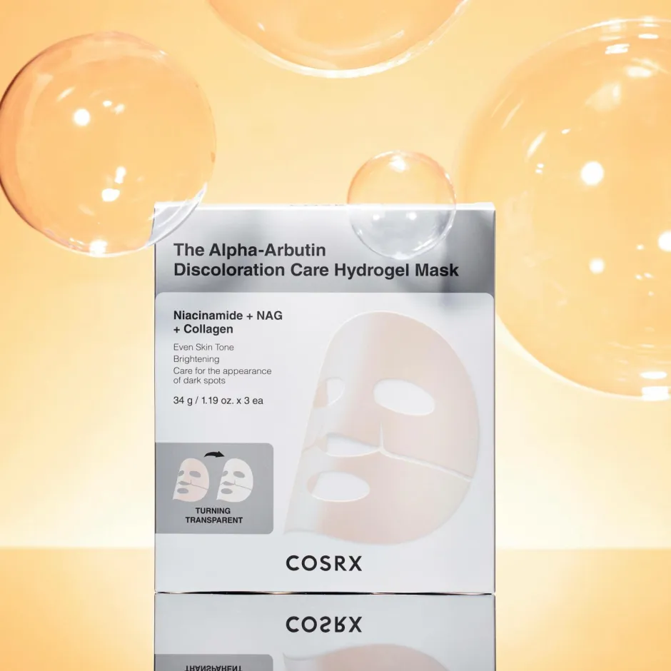 Discount The Alpha-Arbutin Discoloration Care Hydrogel Mask 3 pcs Ansigtspleje|Ansigtspleje
