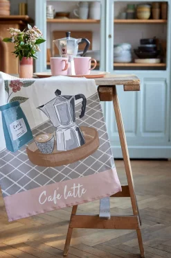 Køkkenhåndklæde Cafe Latte 50x76 Køkkentekstiler