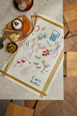 Coucke Køkkenhåndklæde L'Apero Dinatoire 50x75^ Køkkentekstiler