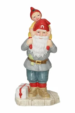 Cult Design JENNY-tomten & Lillan, 16 cm^ Julepynt