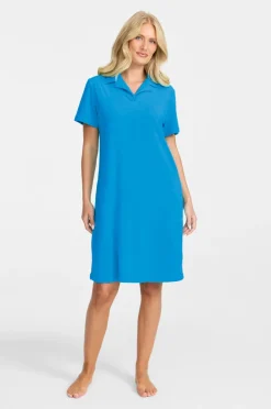 Damella Frotté-kjole Stretchterry Dress^Dame Strandtøj