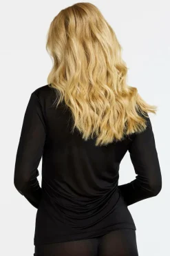 Damella Top Long Sleeve i silke^Dame Loungewear & Homewear