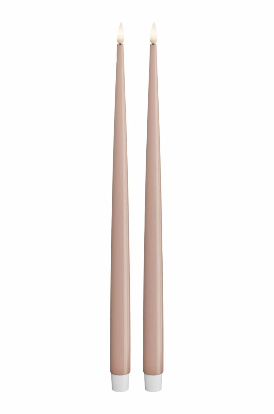 Best LED Taper Candle Shiny 2,2x38 cm 2 stk. Lys & Duft