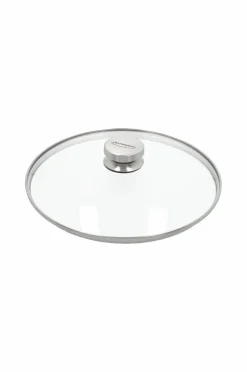 Online Låg 28 cm, glas med stålknop Pander & Gryder